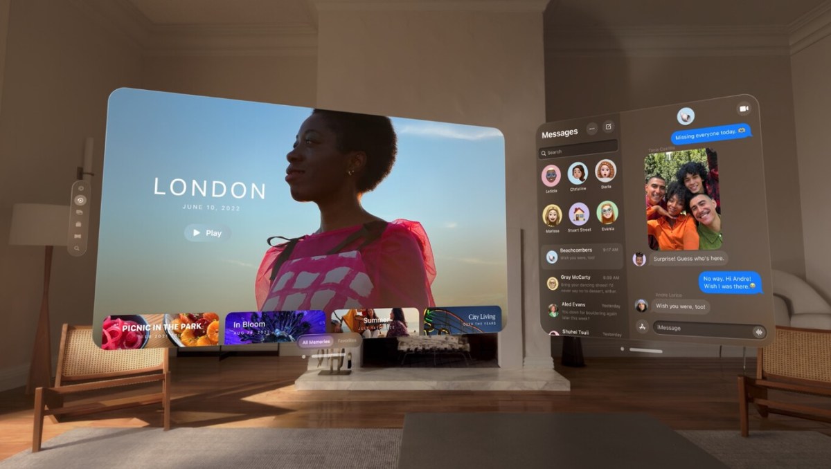 Así es la brutal integración con el ambiente de las Apple Vision Pro: transmite un enorme salto respecto a otras gafas