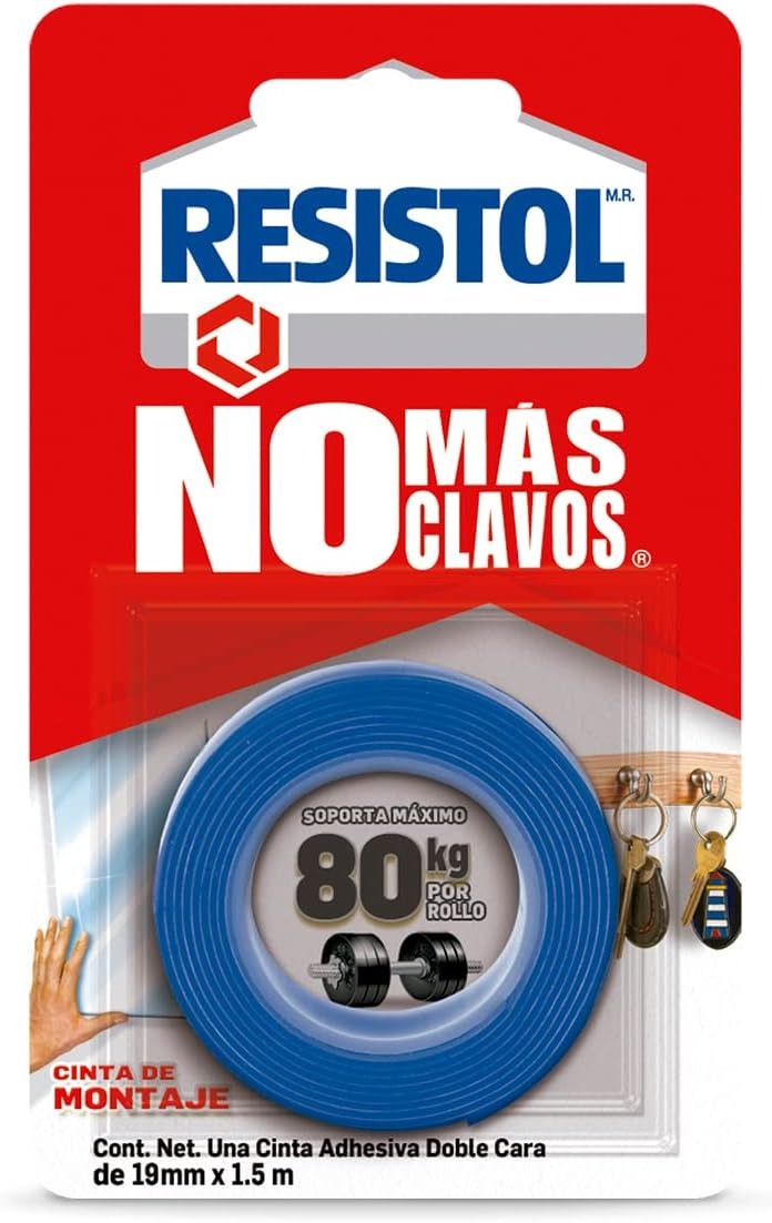 Cinta doblecara Resistol