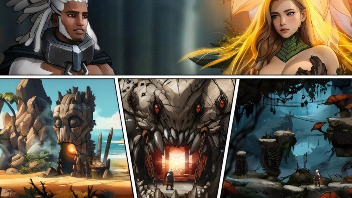 No solo tiene la est&eacute;tica de un c&oacute;mic de fantas&iacute;a, es un mundo abierto donde recorres las vi&ntilde;etas de un tebeo y peleas estilo soulslike 