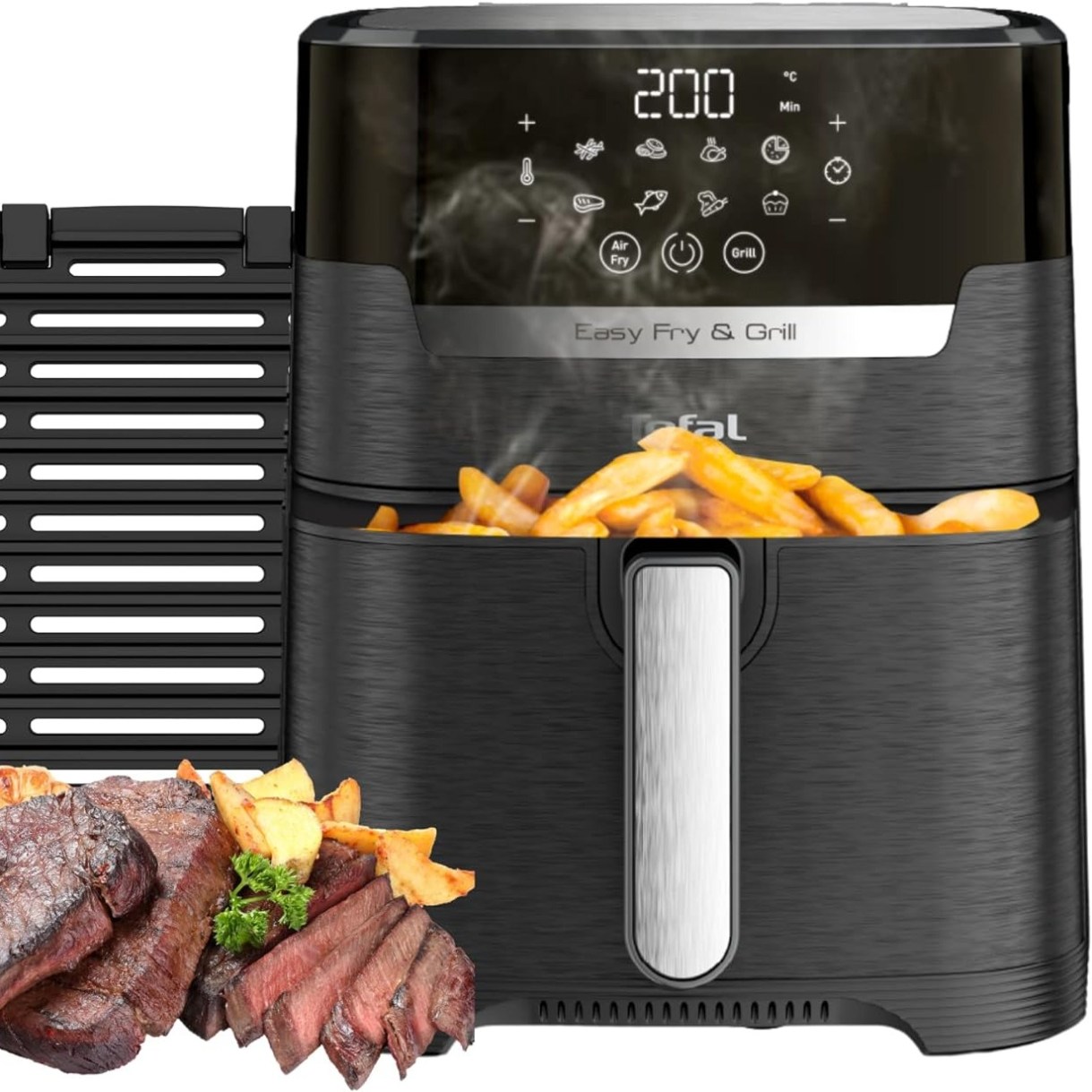 T-Fal freidora de aire con parrilla Easy Fry & Grill