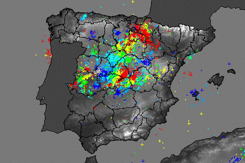 Mapa de rayos