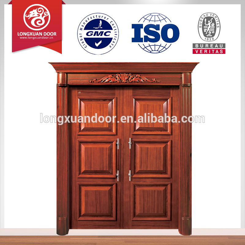 100 Solid Wood Door Teak Wood Main Entry Door Designs Double Doors Design Quality Choice China Manufacturer