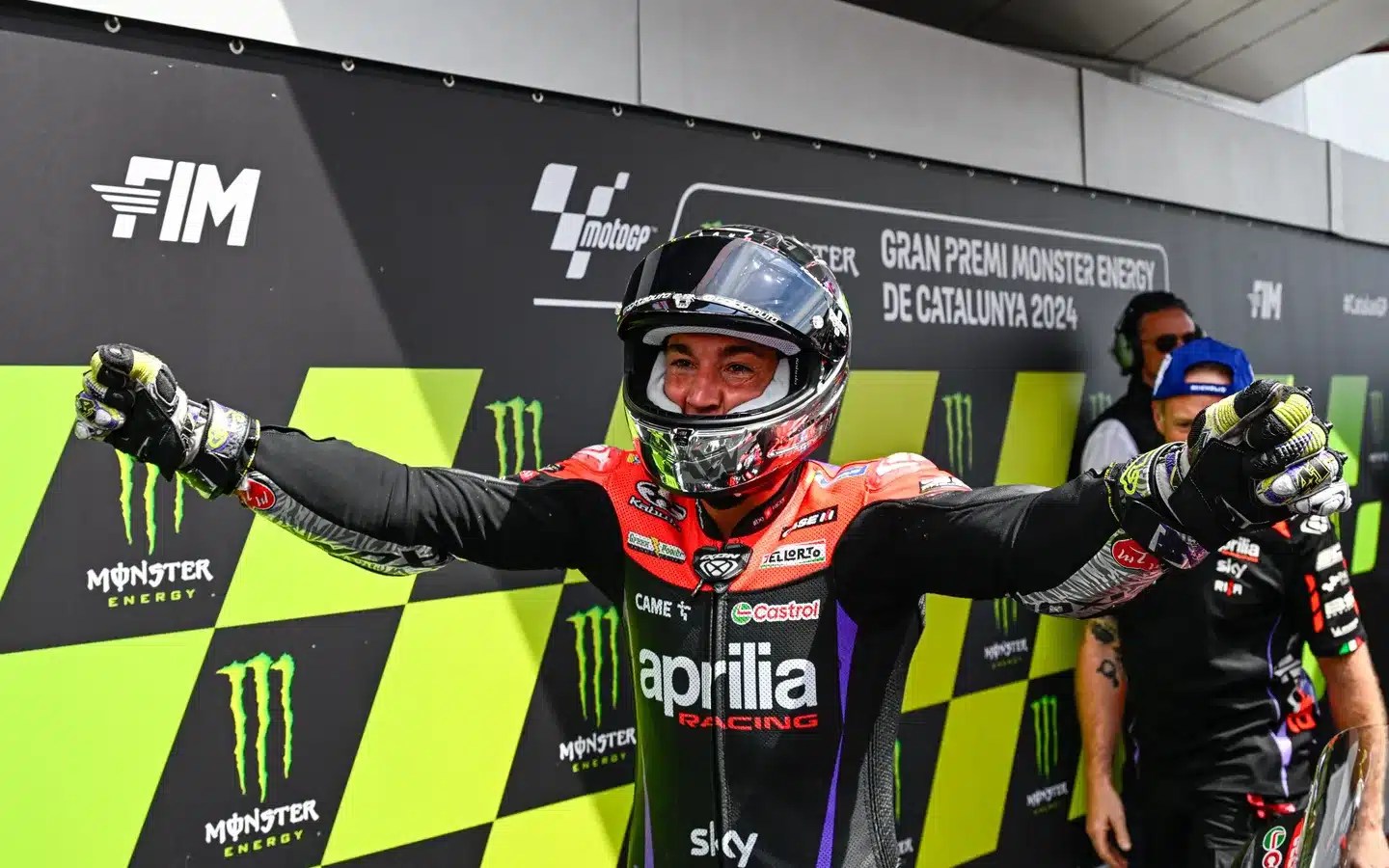 Aleix Espargaró gana la carrera al sprint del Mundial de MotoGP en el Circuit de Barcelona-Catalunya