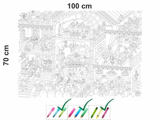 OMY DESIGN & PLAY Vymalovánky MAXI Tanec MALL.CZ