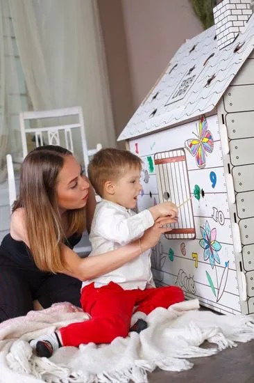 Bibalina Domeček omalovánka MALL.CZ