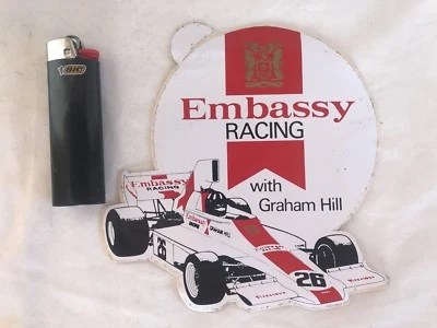 Original 1970s Graham Hill F1 Embassy Racing Decal