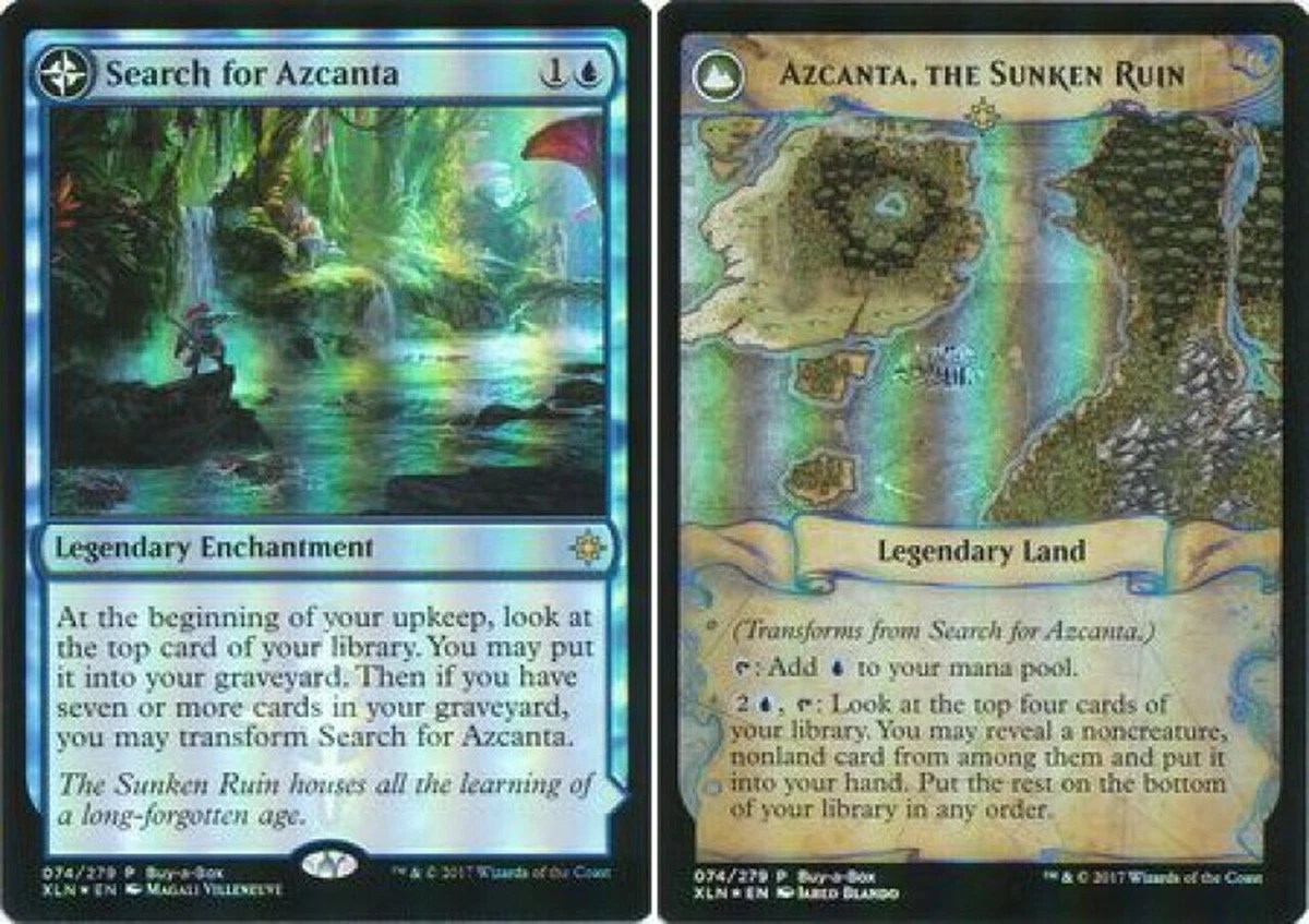 MTG x2 NM+ FOIL Search for Azcanta Azcanta the Sunken Ruin BAB Promo Magic Card | eBay