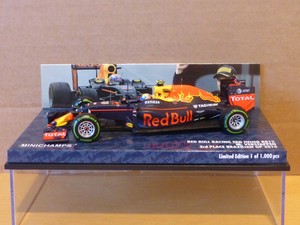 Details About Minichamps 1 43 Max Verstappen Red Bull Rb12 33 Brazilian Gp 2016 F1 Limited