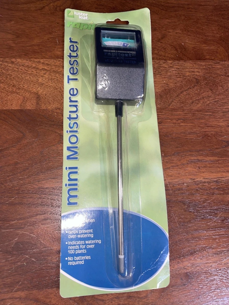 Luster Leaf MINI MOISTURE TESTER Analog Soil Probe Prevent Overwater 1 1810