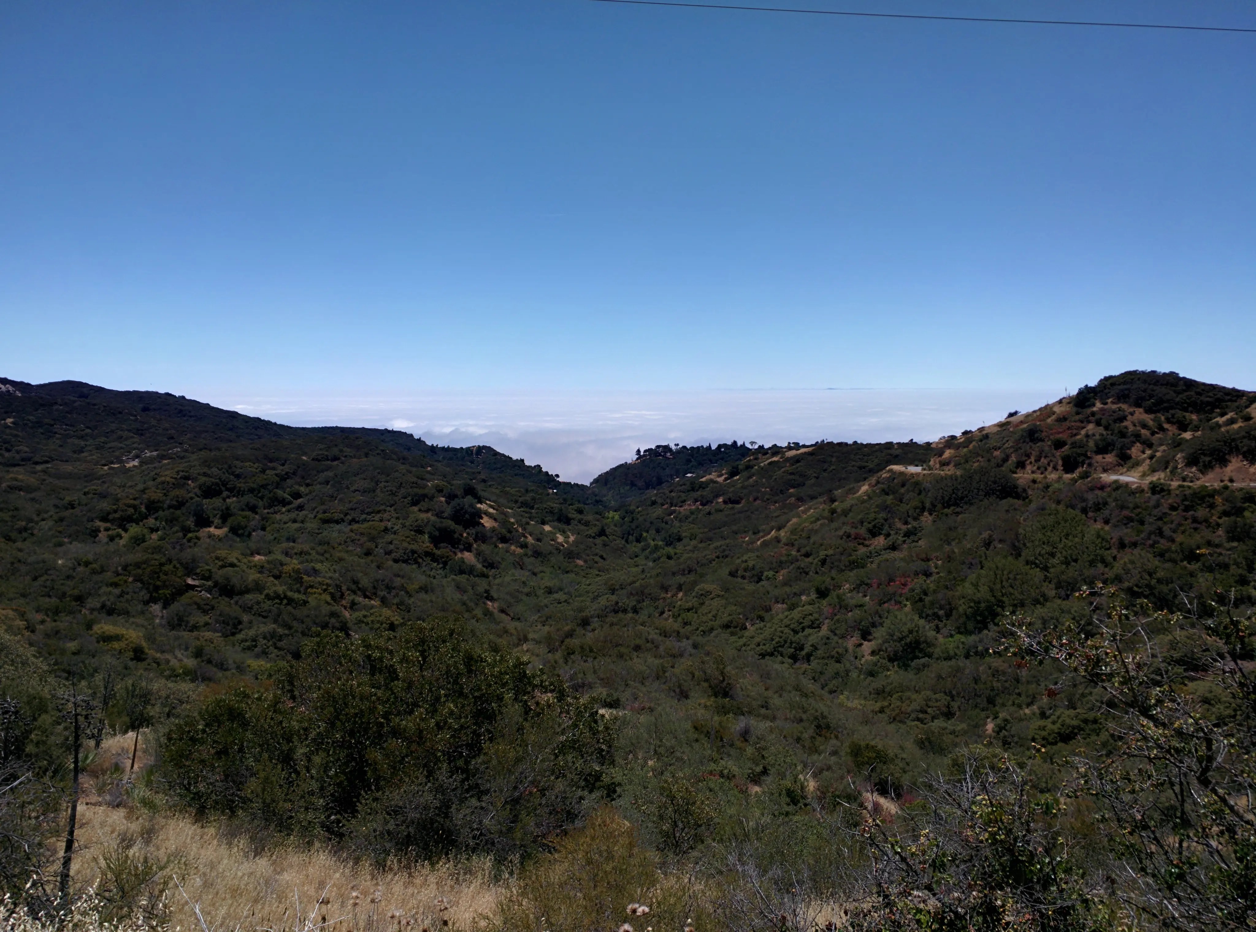 Santa Barbara under clouds