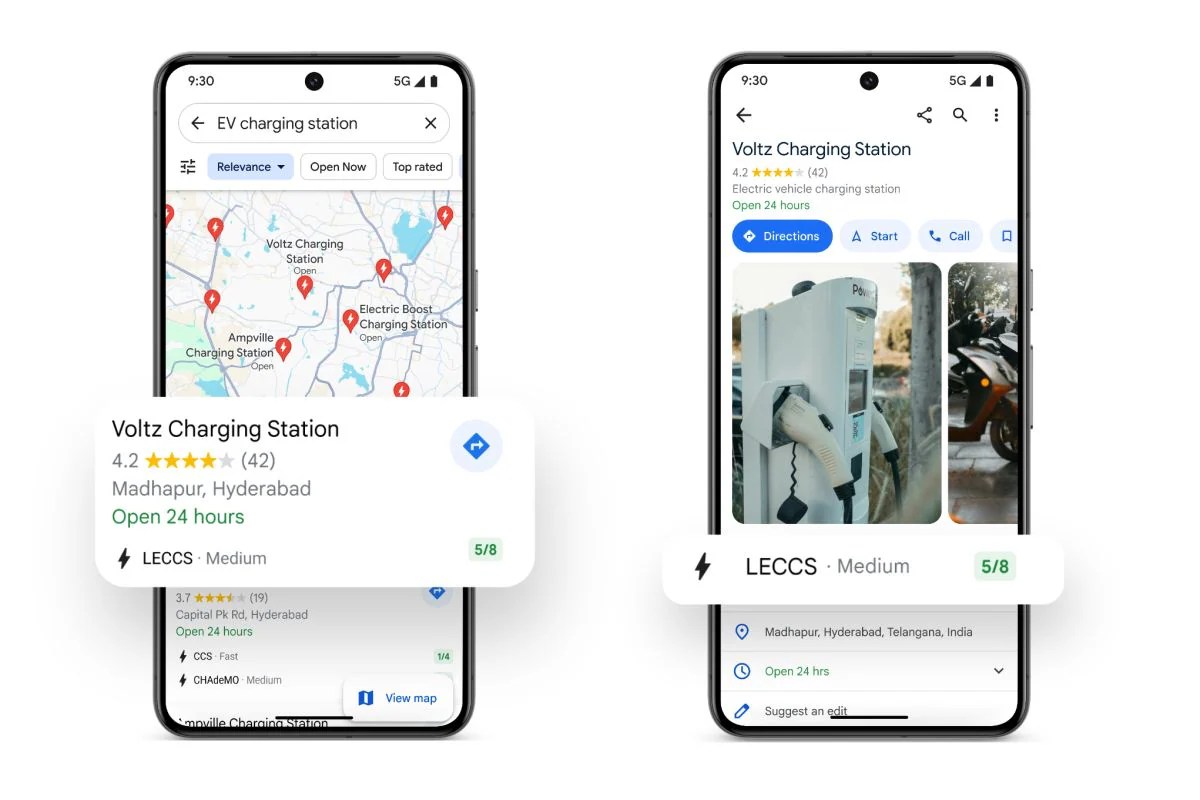 Google Maps Updated With Flyover Callouts Electric Vehicle Charging Ev Charging Google Maps 