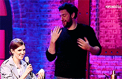 John krasinski and anna kendrick battle it out for glory and anna even has a very special guest help her out. Anna Kendrick John Krasinski Gif On Gifer By Shakaktilar