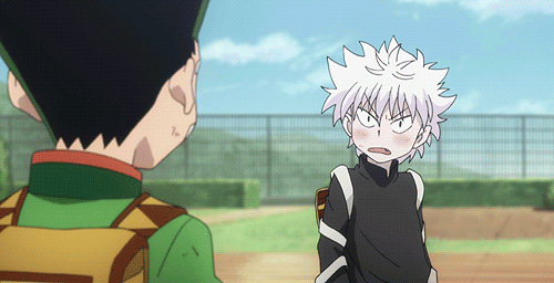 images Blushing Pfp Killua Gif gifer
