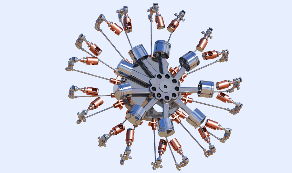 Wankel engine · user:jacopo werther/favourites/animated gif · user . MOTOR RADIAL (estrella) | QuÃ© es, partes y como funciona