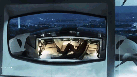 Minority Report Car Interior . Minority Report Car Gif
