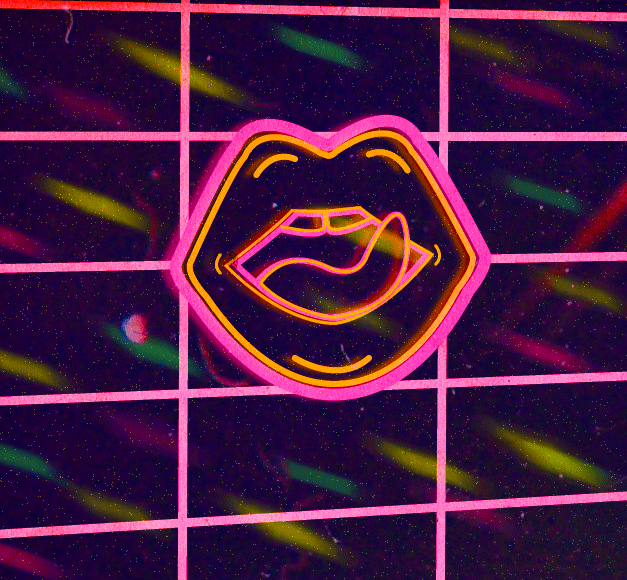 Sammlung 54 Lippen Kunst Zeichnen