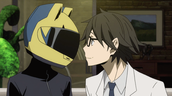 GIF durarara anime couple - animated GIF on GIFER