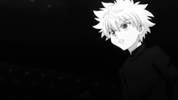 pics Killua Black And White Gif gif gon freecss killua zoldyck hunter x