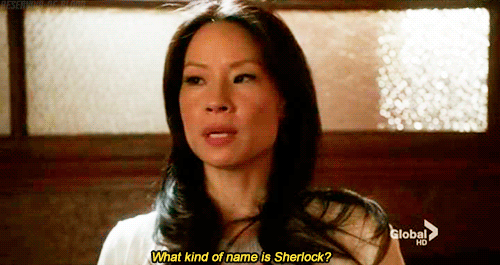 Enjoy the meme 'elemental mi querido watson' uploaded by nagato862012. Elementasquee Lucy Liu Joan Watson Gif Find On Gifer