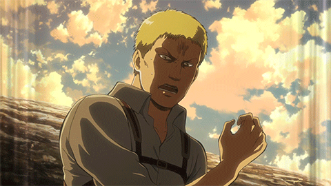 pics Levi Vs Reiner Gif blame defensive angry gif find on gifer