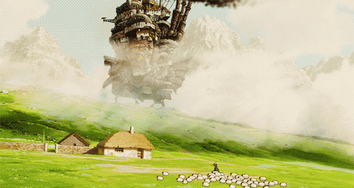 pic Howls Moving Castle Gif Loop castle howl moving gif find on gifer
