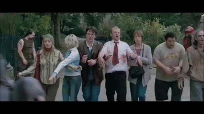 Image result for zombie shaun of the dead gif