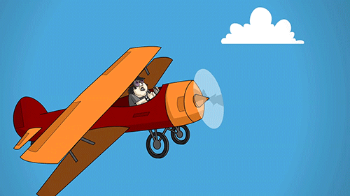 With tenor, maker of gif keyboard, add popular cartoon plane flying animated gifs to your conversations. App On Fullscreen Now Showing Gif On Gifer By Hellworm