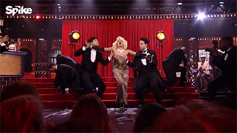 On spike tv's season 1 finale of lip sync battle , the stars of empire taraji p. Gif Yahoo Tv Taraji Henson Taraji P Henson Animated Gif On Gifer