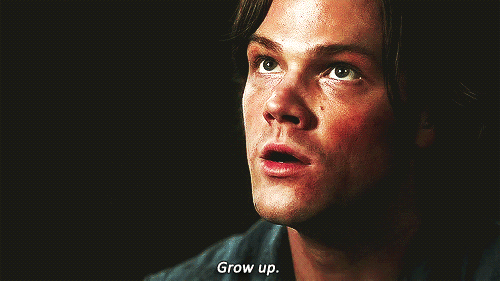 Image result for grow up will you gif
