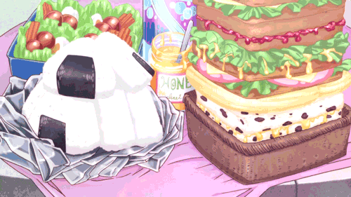 pix Anime Gifs Aesthetic Food gifer