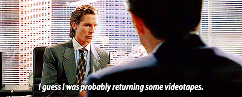 Funny Gifs American Psycho Gif Vsgif Com
