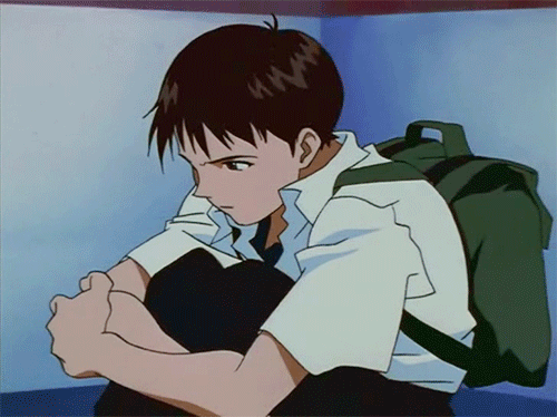 wallpapers Shinji End Of Evangelion Gif gifer com