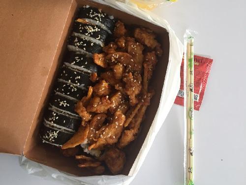 Wrapthenroll, Kimbab Dakganjoeng Palembang, Jl. Pertahanan III No 2068 A, Zaila