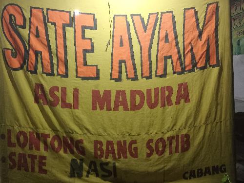 Sate Ayam Asli Madura Cabang Bang Sotib, MISNARI