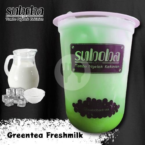 16 Resto Greentea Fresh Milk Termurah
