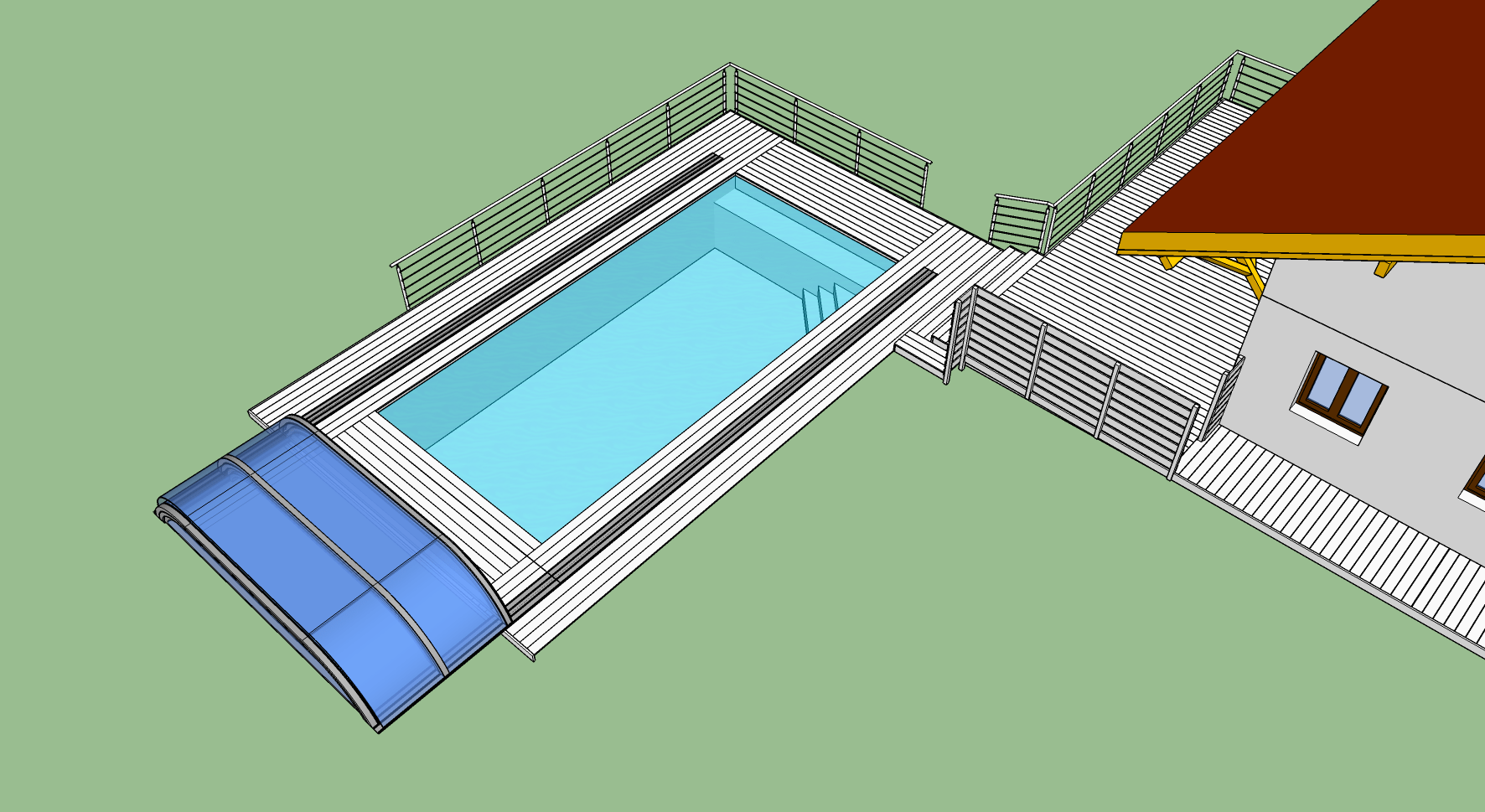 Piscine Coque 8 X 4 Details De La Piscine Coque Lac De Nantua