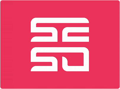 SESO Increíble ejemplo de diseño de logotipo animado con Wordmark
