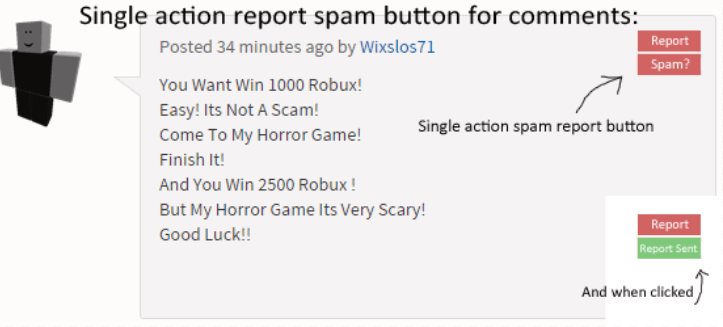 Roblox Report Spam Bots Whats The Deal 