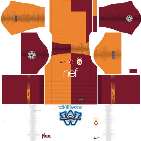 Galatasaray 2018 2019 Dls Fts Sampiyonlar Ligi Forma Ve Logo Dream League Soccer 2017 16 Forma Kit Logo Indir