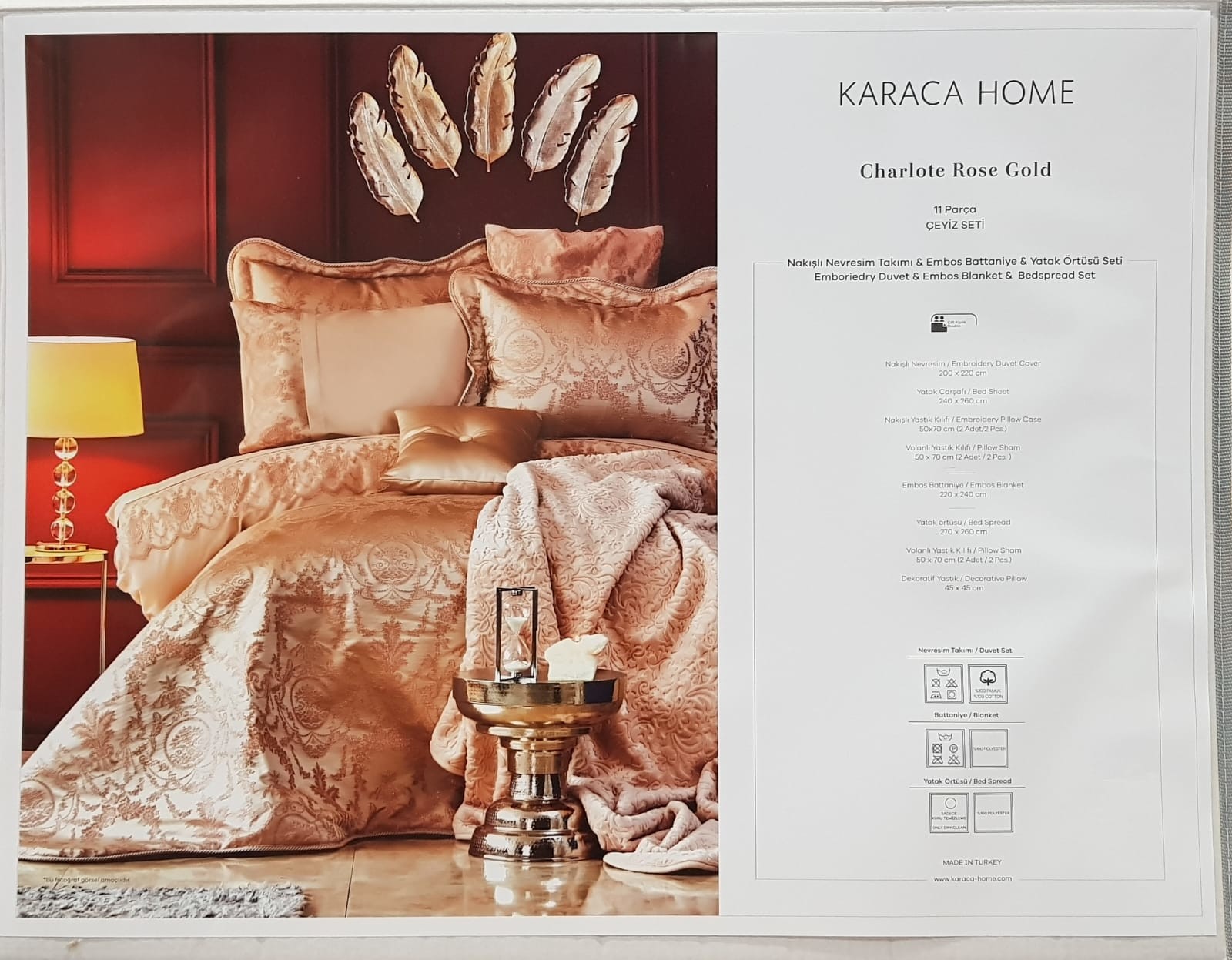 Karaca Home Silvio Gold Cift Kisilik Yatak Ortusu Set Fiyatlari Ve Ozellikleri