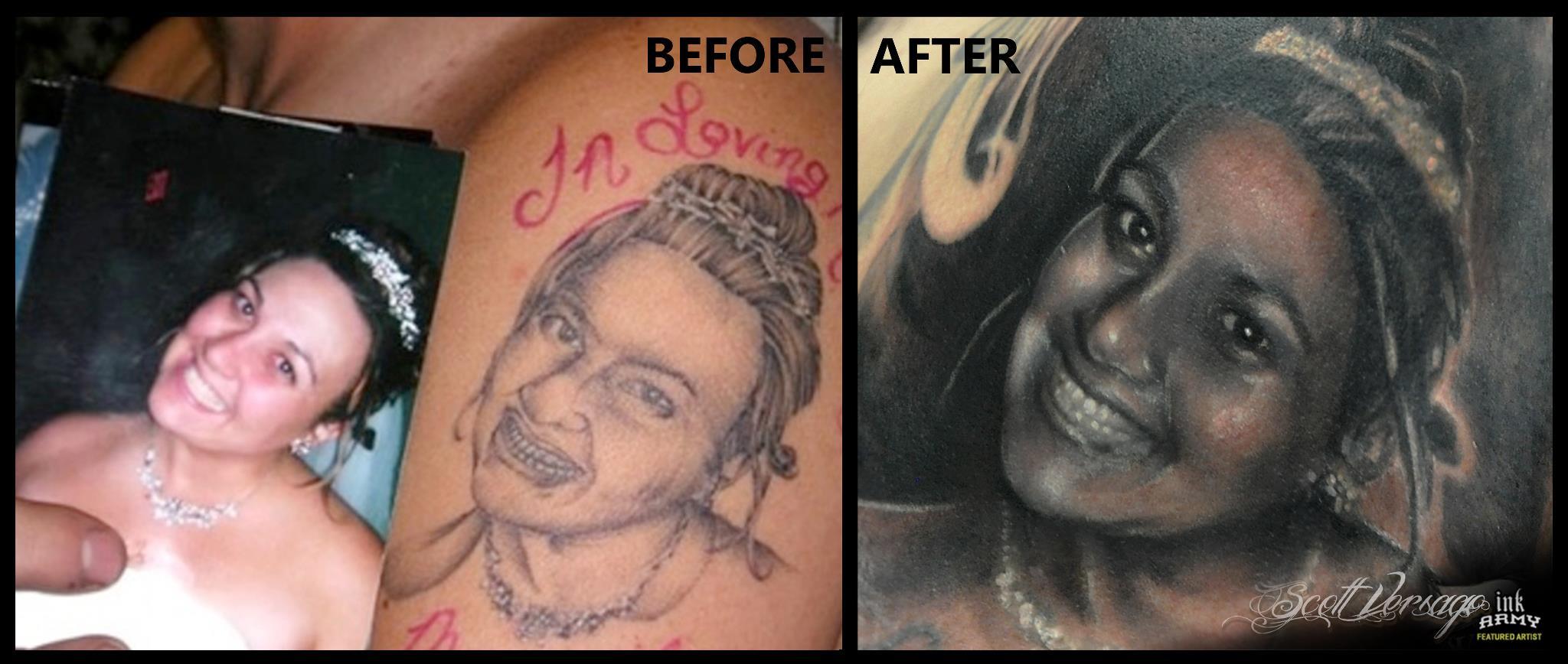 World's Worst Portrait Tattoo' Fixed By Artist Scott Versago At Empire Ink Studio (Photo) | Huffpost Null 868_x_2048_jpg