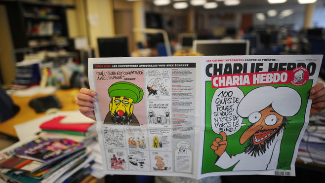 charlie hebdo caricatures