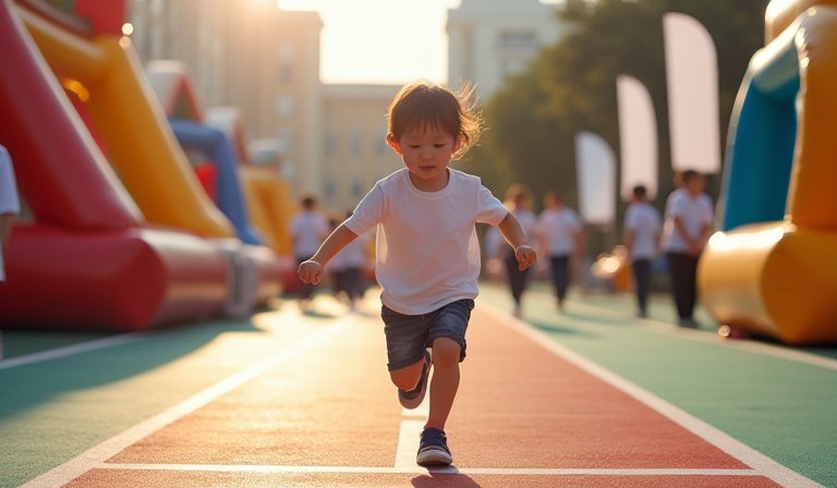 台南市立醫院攜手明輝基金會舉辦幼見童心第五屆趣味運動嘉年華 情境示意