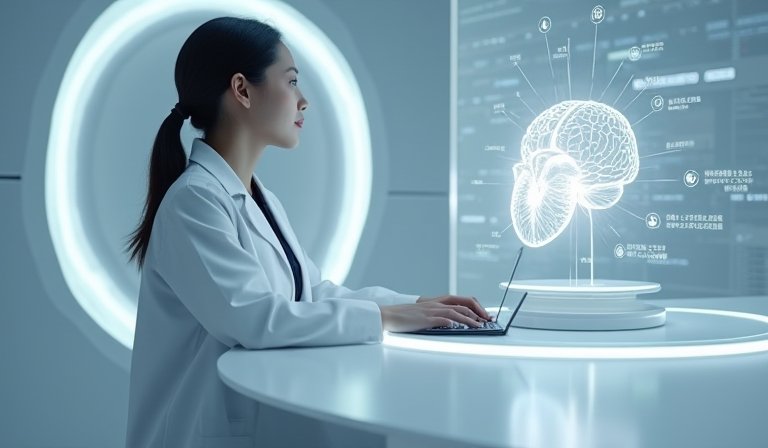 醫師為慢性病患者提供心臟健康與心理支持諮詢。