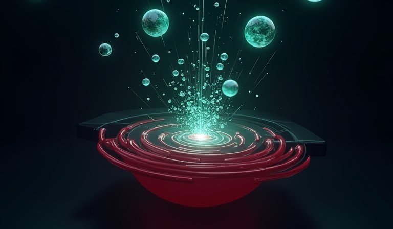 手機顯示遊戲畫面，背景為全球地圖與海外營收增長數據。