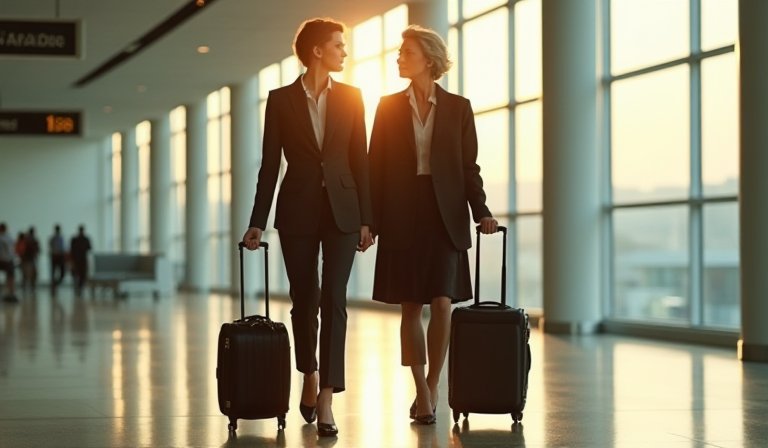 安海瑟薇身穿亮片長裙與梅莉史翠普白色襯衫洋裝。