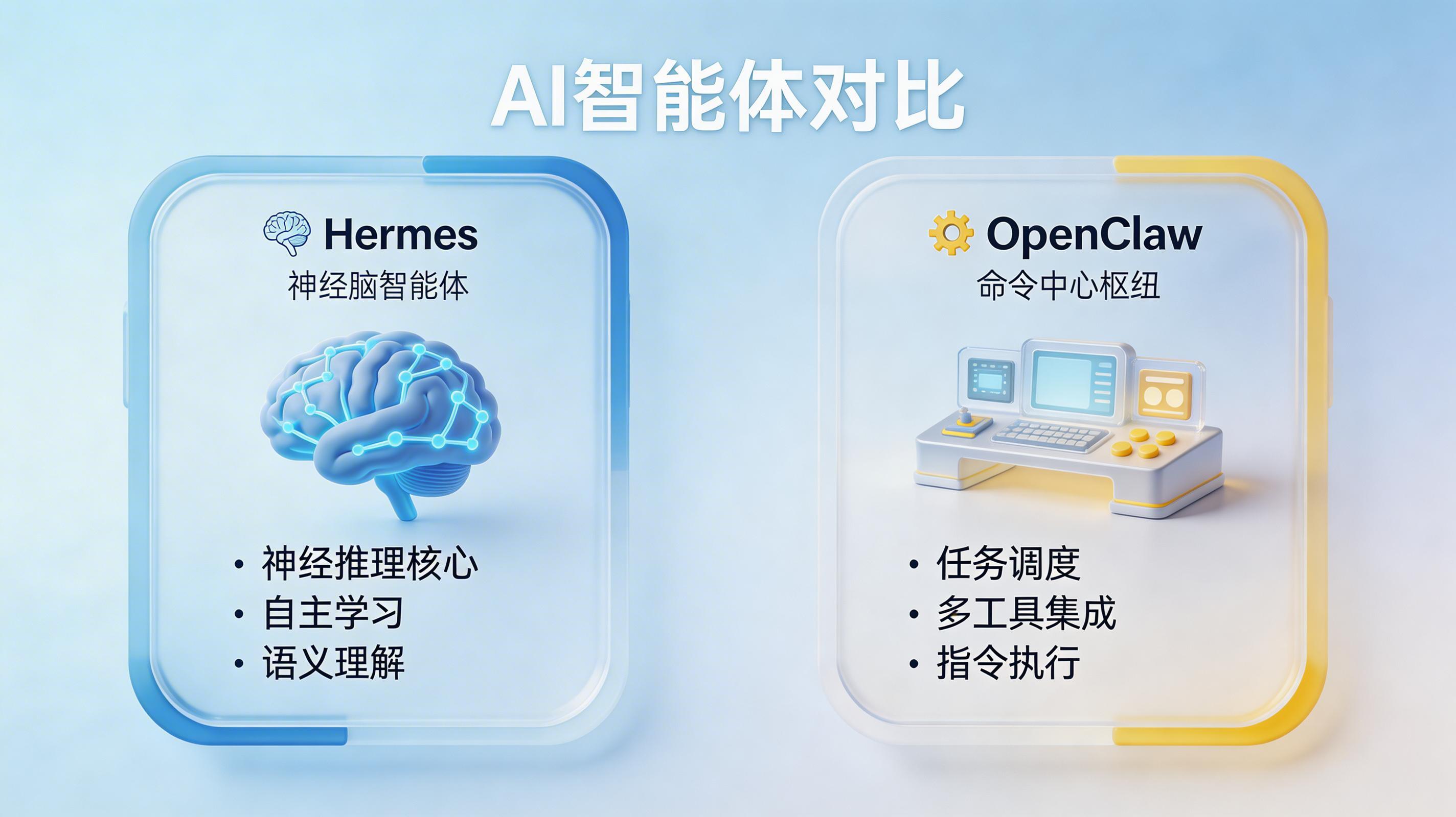 Hermesagent跟openclaw哪个更适合本地模型？从架构到体验的全维度对比_图2