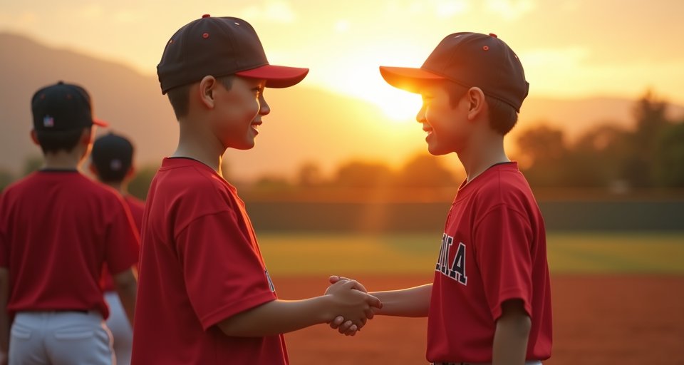 水源國小游擊手失誤後退場，低頭走向板凳區顯得懊惱。