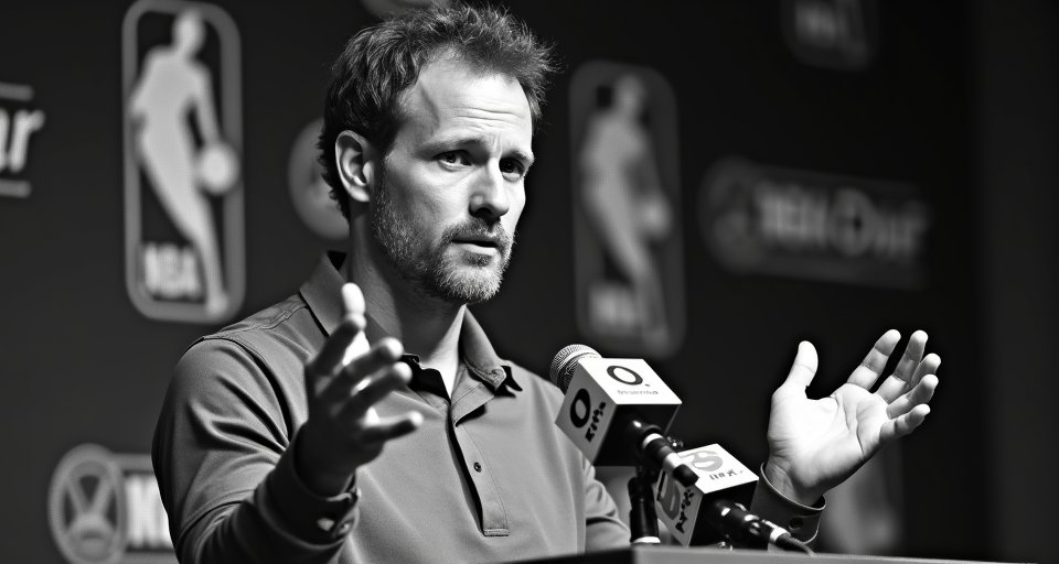 柯爾於記者會神情嚴肅，針對誤傳波爾辛吉斯病況坦承失誤。