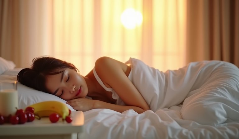 睡前小酒恐致深層睡眠破碎 專家建議三營養素改善睡眠品質 情境示意